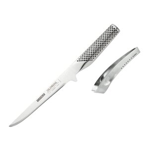 Global Global G-2163 filetkniv G21 + fiskebenspinsett 13 cm
