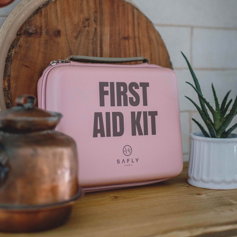 Safly Førstehjelpsskrin medium dusty pink