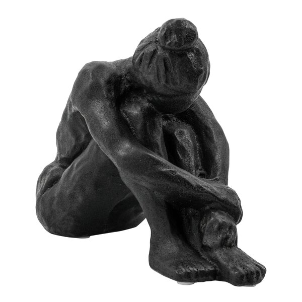 House Doctor Forms skulptur 19 cm svart