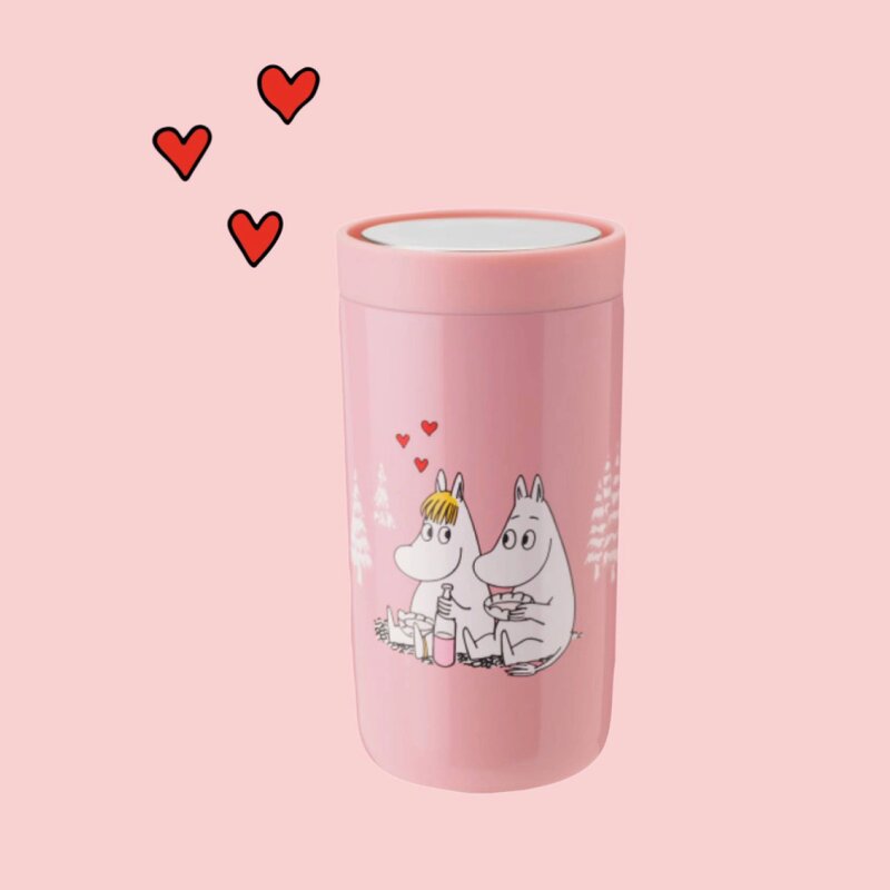 Stelton Mummi To Go Click termokopp 20 cl moomin love