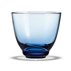 Holmegaard Flow vannglass 35 cl blå