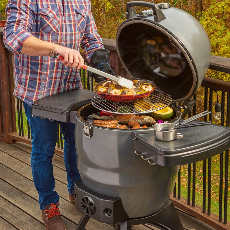 Broil King Kamadogrill KEG 5000 kullgrill med sidebord