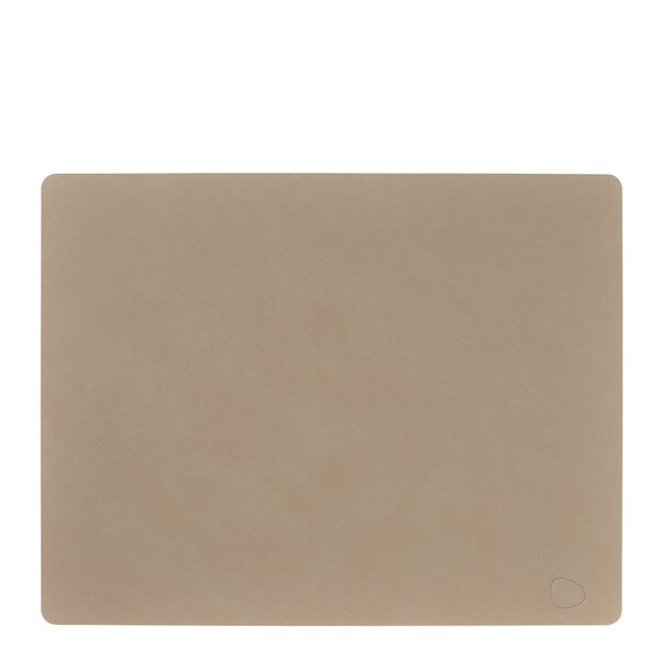 LIND DNA – Square Nupo spisebrikke L 35×45 cm clay brown