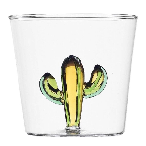 Ichendorf Milano Desert Plants vannglass 30 cl kaktus grønn/rav