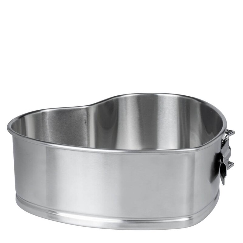 Anders Petter Steel Essentials springform 20x22 cm hjerte