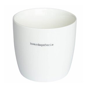 Sögne Home Krus hverdagsferie 30 cl hvit