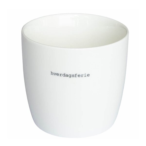 Sögne Home Krus hverdagsferie 30 cl hvit