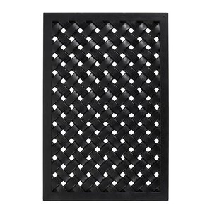 House Doctor Braid dørmatte flettet 60x40 cm svart