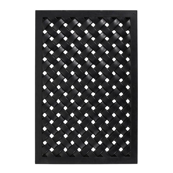 House Doctor Braid dørmatte flettet 60x40 cm svart