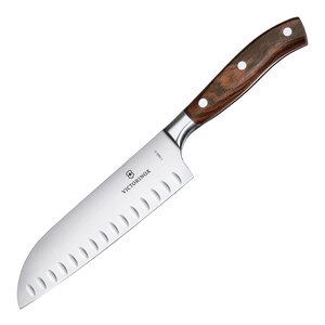 Victorinox Grand Maitre santokukniv m/luftlommer 17 cm lønn