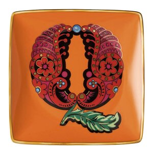 Versace Alphabet skål 12 cm kvadratisk Q
