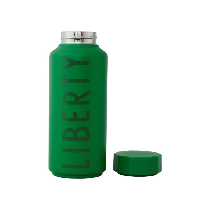 Design Letters To Go termoflaske 0,5L mørk grønn