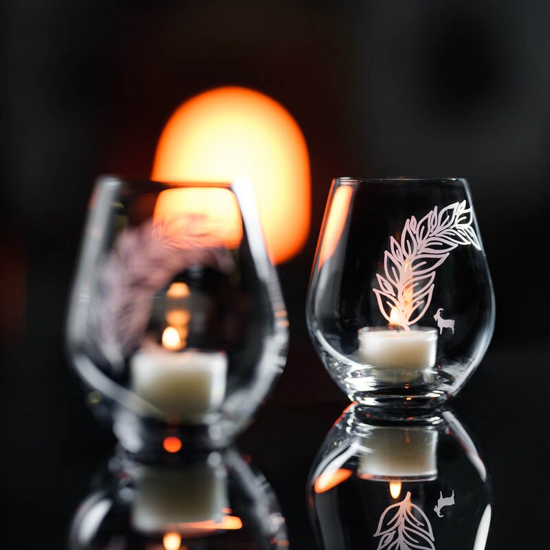 Magnor Goat vannglass/telysholder 42 cl klar