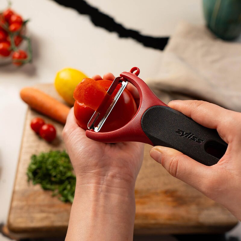 Zyliss Peelers Y-tomatskreller rød/grå