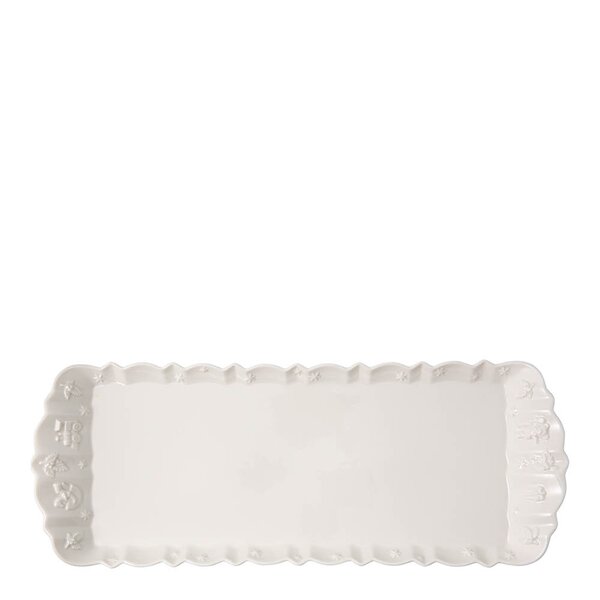 Villeroy & Boch Toy-s Delight Royal Classic sandwichtallerken 40x16 cm hvit