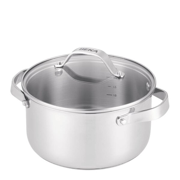 Beka Cicla gryte med lokk 2,8L 20 cm stål