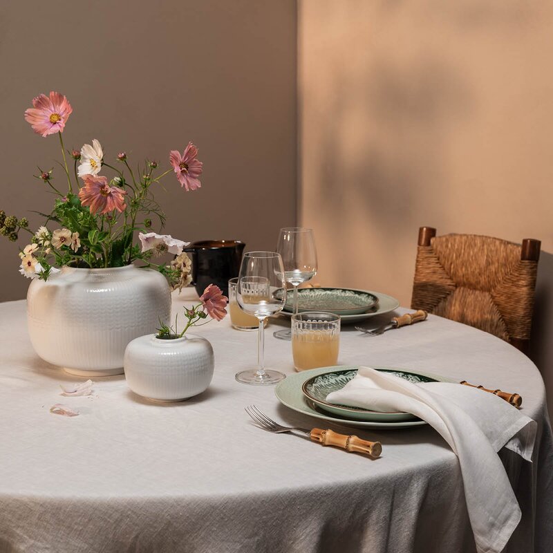 Rörstrand Swedish Grace vase 13x9 cm snø/hvit