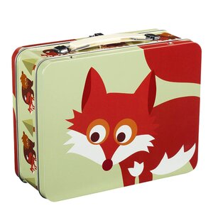 Blafre Skogsvenner koffertboks 8x16x19 cm stor rev grønn