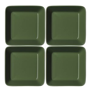iittala Teema fat 12x12 cm 4 stk skogsgrønn