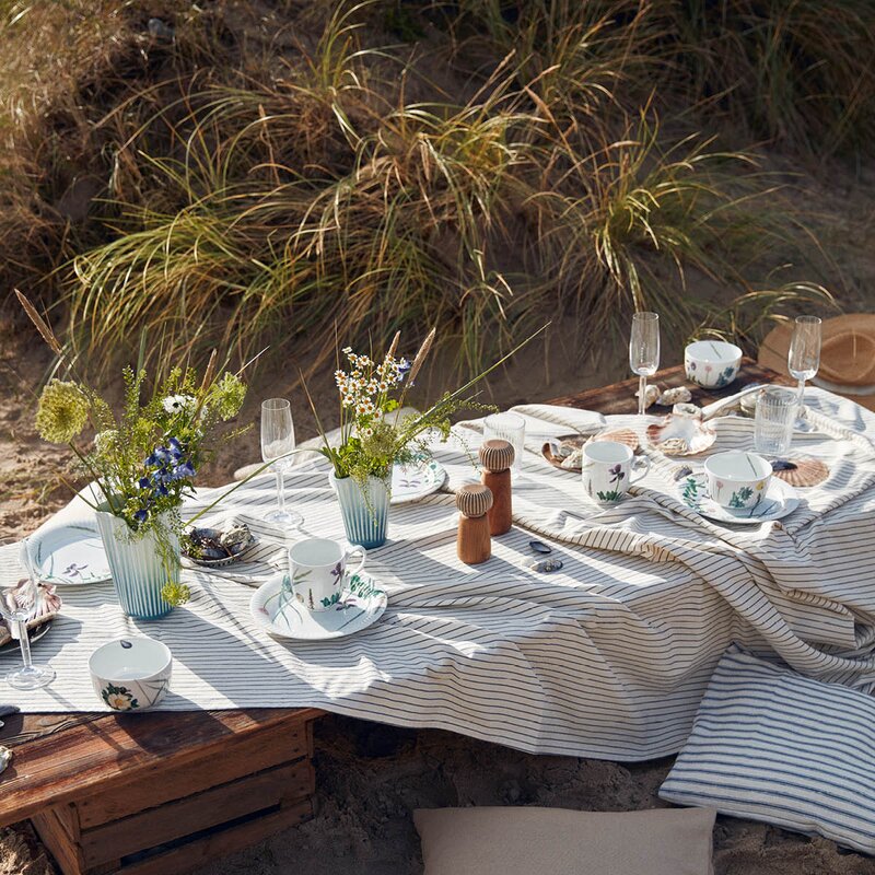 Kähler Hammershøi unfold vase 20,5 cm blå