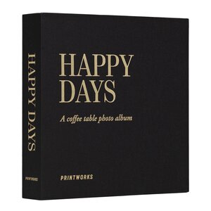 Printworks Fotoalbum happy days liten svart