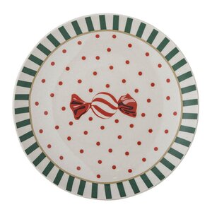 Bloomingville Yule tallerken 23 cm julemotiv multi