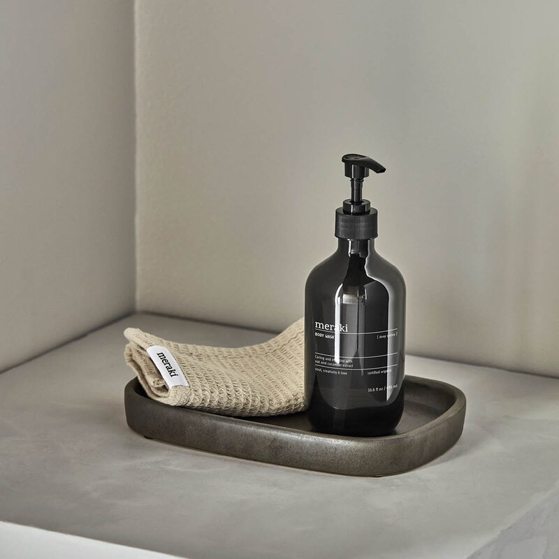 Meraki Datura fat 24,5x16,5 cm mørk grå