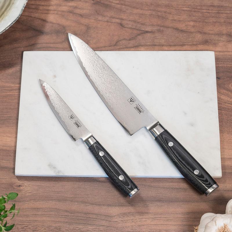 Yaxell Ran knivsett kokkekniv og universalkniv