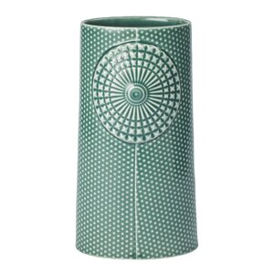 Dottir Pipanella dot vase oval 22,5 cm spruce