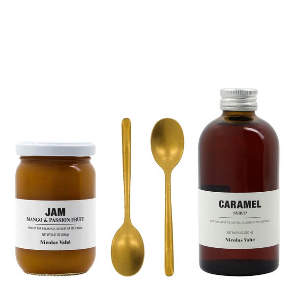 Nicolas Vahé Gavesett You-re So Damn Sweet karamellsirup og mango-pasjonsyltetøy