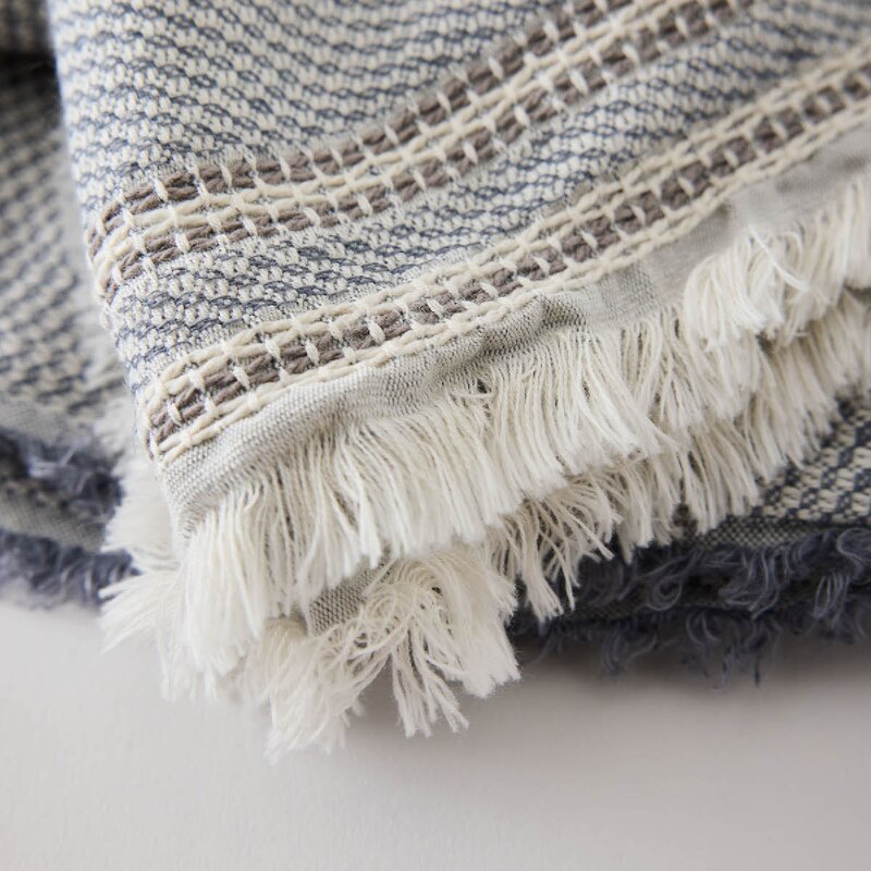 Tell Me More Leonie pledd 135x200 cm blå