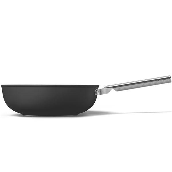 SMEG, wok 30 cm svart