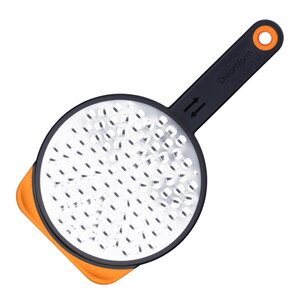 Dreamfarm Rivjern dobbeltsidig 25 cm svart/oransje