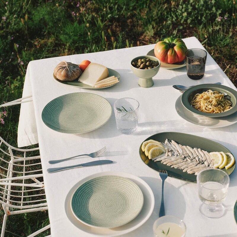 Arabia 24h tallerken 26 cm Avec grønn