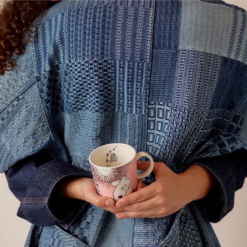 MoominArabia Mummikopp 30 cl Kjærlighet rosa 30-årsjubileumskopp