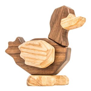 FableWood And trefigur 11 cm valnøtt/ask