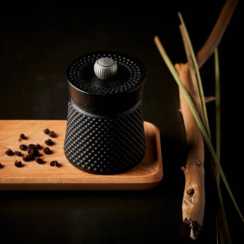 Peugeot Bali pepperkvern i støpejern 8 cm svart 