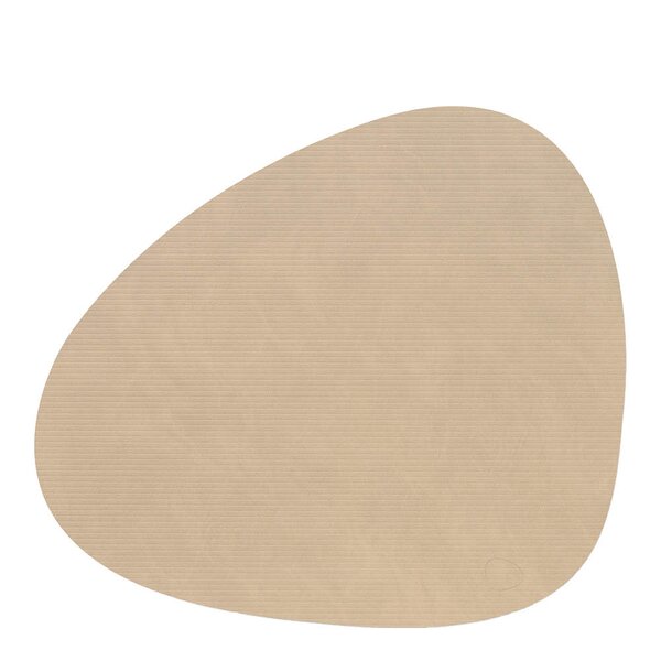 LIND DNA Curve Corduroy spisebrikke 37x44 cm sand