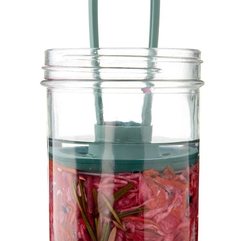 Lékué Pickles Kit startsett for sylting 3 deler grønn