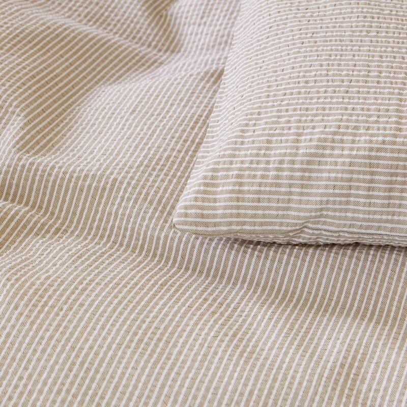 Høie Lykke krepp sengesett 140x220 cm muldvarp