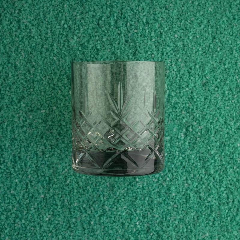Frederik Bagger Crispy Lowball glass 38 cl 2 stk emerald