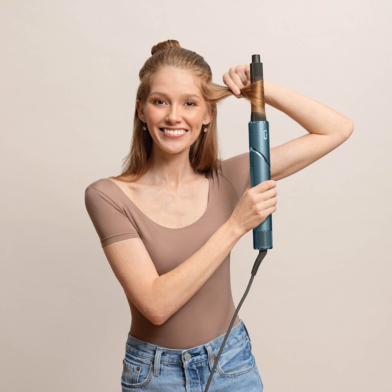 Shark Beauty FlexStyle 5-i-1 multistyler og hårføner HD450TLEU teal
