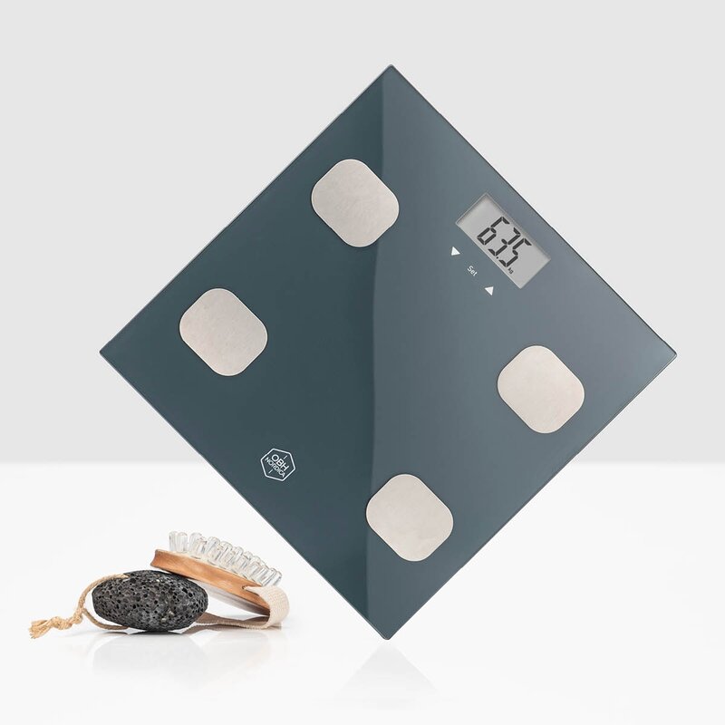 OBH Nordica Fitness Tracker BMI badevekt 150 kg svart