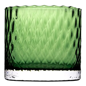 Magnor Harlekin lykt/vase 12,5 cm grønn