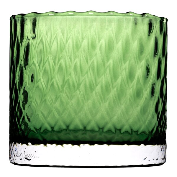 Magnor Harlekin lykt/vase 12,5 cm grønn