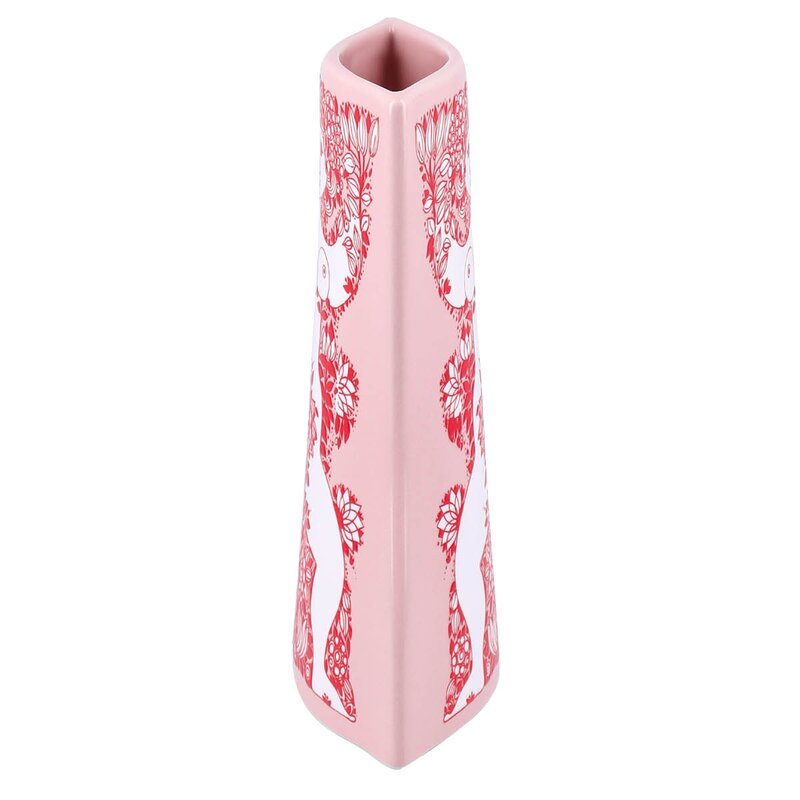 Bjørn Wiinblad Nina vase 16,5 cm pink/rød