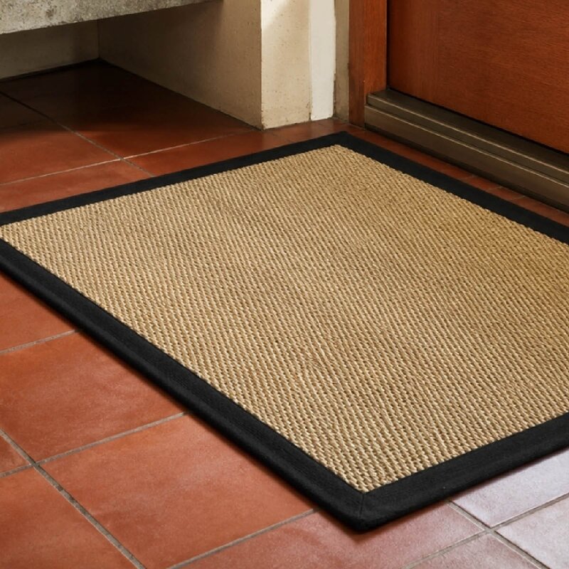 Deco Nord Panama dørmatte 60x90 cm Desert sand/Black