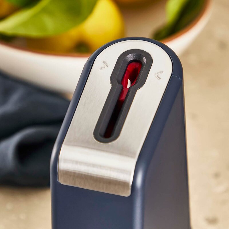 Tefal EverSharp Pro kokkekniv 16,5 cm m/knivblokk mørk blå