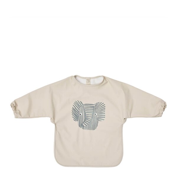 OYOY Erik elefant smekke cape 74x43 cm beige