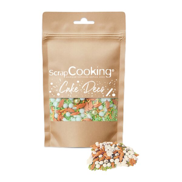 ScrapCooking Kakestrø påske 60 g oransje/multi